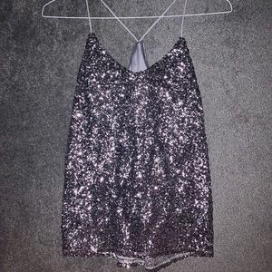 Sequin Tank Top
